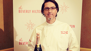 Moet & Chandon Celebrates At The 72nd Annual Golden Globe Awards Menu Preview