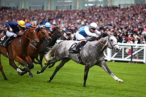 ASCOT, ENGLAND - JUNE 16:  Solow ridden by jockey Maxime Guyon wins the Queen Anne Stakes during Royal Ascot 2015 at Ascot racecourse on June 16, 2015 in Ascot, England.  (Photo by Charlie Crowhurst/Getty Images for Ascot Racecourse) *** Local Caption *** Maxime Guyon ASCOT, ENGLAND - JUNE 16:  Solow ridden by jockey Maxime Guyon wins the Queen Anne Stakes during Royal Ascot 2015 at Ascot racecourse on June 16, 2015 in Ascot, England.  (Photo by Charlie Crowhurst/Getty Images for Ascot Racecourse)