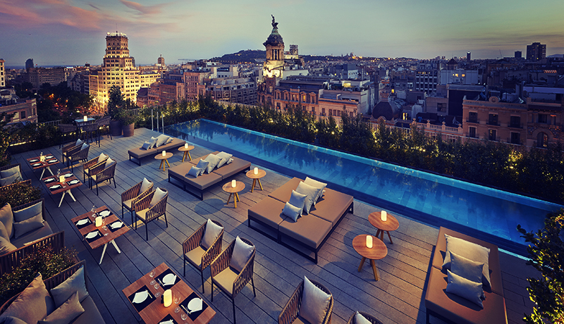 Mandarin Oriental, Barcelona's Terrat Rooftop, Photo Credit: Mandarin Oriental Hotel Group